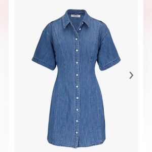 FRAME seam detail dress